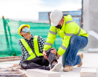 employee was injured after being struck by an object at work